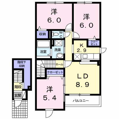 ベイサイト　Ⅰ 203【管理NO：1-016387701-02030】 ★家具家電は申し込み後に搬入します★ ★2026年11月上旬入居可能★の物件画像
