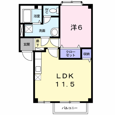 フラワーガーデン１ 104【管理NO：1-006922101-01040】 ★家具家電は申し込み後に搬入します★ ★2026年11月中旬入居可能★の物件画像