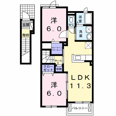ＶＩＬＬＡ　ＥＳＰＯＩＲ　Ａ 202【管理NO：1-020481501-02020】 ★家具家電は申し込み後に搬入します★ ★2026年10月中旬入居可能★の物件画像