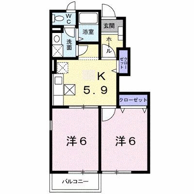 グレイスフルヴィラＥ 103【管理NO：1-011718802-01030】 ★家具家電は申し込み後に搬入します★ ★2026年10月下旬入居可能★の物件画像