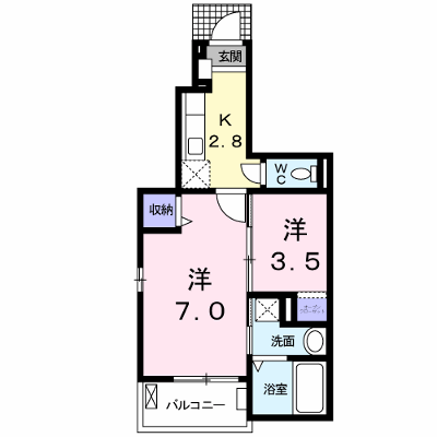 カレント 105【管理NO：1-018113401-01040】 ★家具家電は申し込み後に搬入します★ ★2026年12月下旬入居可能★の物件画像