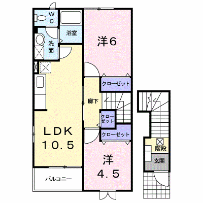 ノーヴァ　クリアネスＡ 201【管理NO：1-012028901-02010】 ★家具家電は申し込み後に搬入します★の物件画像