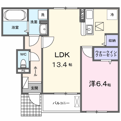 ブルック　フィールド　ＲＫ 103【管理NO：1-027499201-01030】 ★家具家電は申し込み後に搬入します★の物件画像