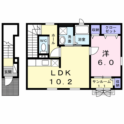 ステラ 205【管理NO：1-018910001-02050】 ★家具家電は申し込み後に搬入します★ ★2026年10月下旬入居可能★の物件画像