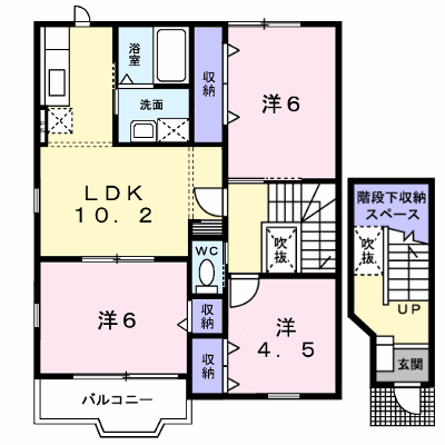 ロジュマン弐号館 201【管理NO：1-007982202-02010】 ★家具家電は申し込み後に搬入します★ ★2026年10月下旬入居可能★の物件画像