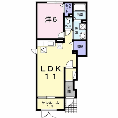 プラシードガーデンⅠ 101【管理NO：1-020431801-01010】 ★家具家電は申し込み後に搬入します★ ★2026年11月中旬入居可能★の物件画像