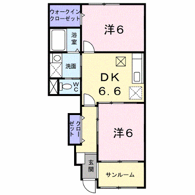 グランデュール　Ｂ 102【管理NO：1-012152701-01020】 ★家具家電は申し込み後に搬入します★ ★2026年11月中旬入居可能★の物件画像