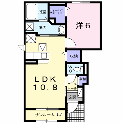 さくら 101【管理NO：1-026642301-01010】 ★家具家電は申し込み後に搬入します★ ★2026年11月上旬入居可能★の物件画像