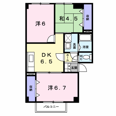 ラ．クレール　メゾン白崎 203【管理NO：1-007428201-02030】 ★家具家電は申し込み後に搬入します★ ★2026年10月中旬入居可能★の物件画像