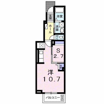 グリーンフォレスト 102【管理NO：1-021111301-01020】 ★家具家電は申し込み後に搬入します★ ★2026年10月下旬入居可能★の物件画像