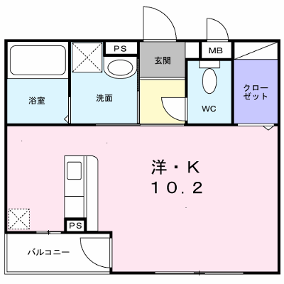 レジデンスＮ 103【管理NO：1-014521601-01030】 ★家具家電は申し込み後に搬入します★ ★2026年10月下旬入居可能★の物件画像
