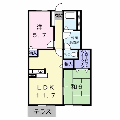 ロワポアールＢ 101【管理NO：1-010031902-01010】 ★家具家電は申し込み後に搬入します★ ★2026年11月中旬入居可能★の物件画像