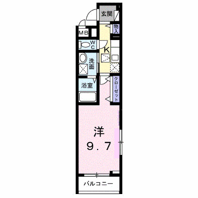 リバーバッグ　Ⅱ 101【管理NO：1-027398001-01010】 ★家具家電は申し込み後に搬入します★ ★2026年11月中旬入居可能★の物件画像