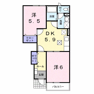 ルーナⅠ 102【管理NO：1-011914001-01020】 ★家具家電は申し込み後に搬入します★ ★2026年11月中旬入居可能★の物件画像