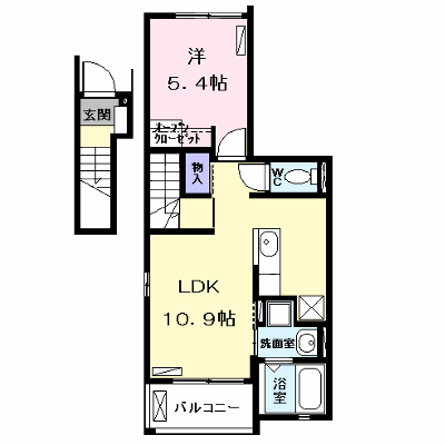 アンジュ　Ⅰ 206【管理NO：1-023293201-02050】 ★家具家電は申し込み後に搬入します★ ★2026年10月下旬入居可能★の物件画像
