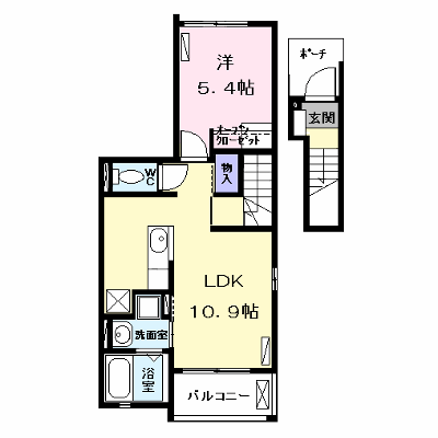 グリーンパークサイド 201【管理NO：1-023572001-02010】 ★家具家電は申し込み後に搬入します★の物件画像