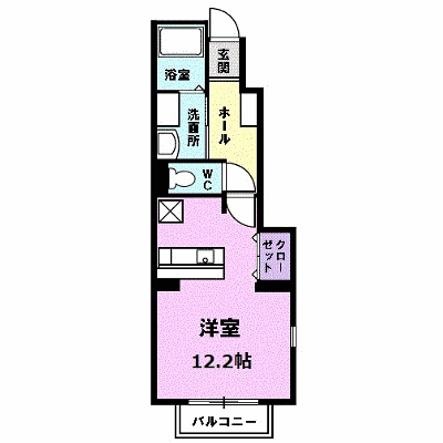 ピュアライト 101【管理NO：1-012884801-01010】 ★家具家電は申し込み後に搬入します★ ★2026年10月中旬入居可能★の物件画像