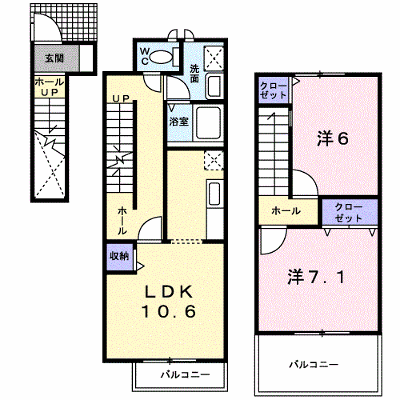 シャトレ・Ｔ．Ｓ 202【管理NO：1-011700501-02020】 ★家具家電は申し込み後に搬入します★ ★2026年11月中旬入居可能★の物件画像