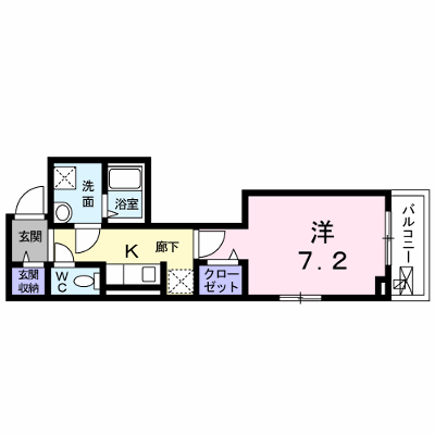 ヒュッゲ 205【管理NO：1-023363501-02040】 ★家具家電は申し込み後に搬入します★ ★2026年12月中旬入居可能★の物件画像
