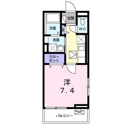 ブレヴィエⅡ 101【管理NO：1-021575101-01010】 ★家具家電は申し込み後に搬入します★の物件画像