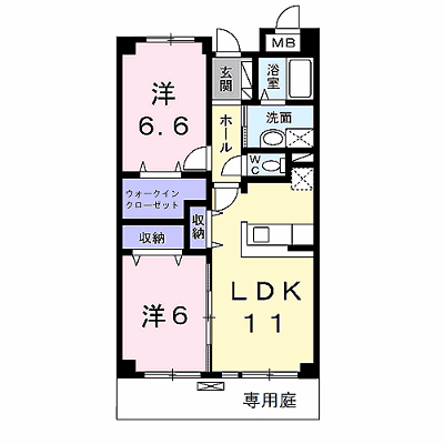 フルール野色 105【管理NO：1-012897001-01040】 ★家具家電は申し込み後に搬入します★ ★2026年10月下旬入居可能★の物件画像