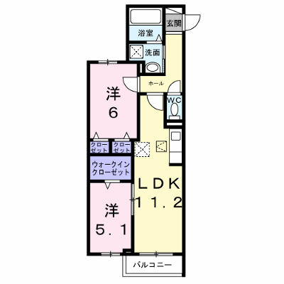 ヒカルサ明石和坂 103【管理NO：1-028661101-01030】 ★家具家電は申し込み後に搬入します★ ★2027年03月上旬入居可能★の物件画像