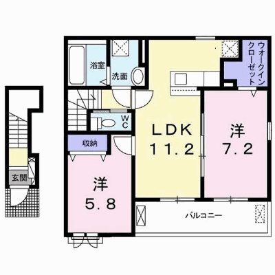 シエルト 204【管理NO：1-024688701-02040】 ★家具家電は申し込み後に搬入します★の物件画像