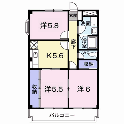 レジデンスＫ１ 306【管理NO：1-004895801-03060】 ★家具家電は申し込み後に搬入します★ ★2026年10月下旬入居可能★の物件画像