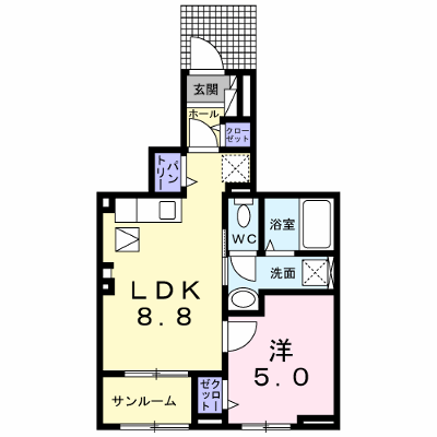 アネモスヒルズ天理Ⅱ 103【管理NO：1-026030602-01030】 ★家具家電は申し込み後に搬入します★ ★2026年10月下旬入居可能★の物件画像