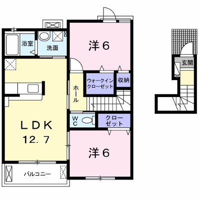 ブローテ（天理市） 203【管理NO：1-021647701-02030】 ★家具家電は申し込み後に搬入します★ ★2026年11月中旬入居可能★の物件画像