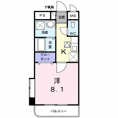 コモドビラⅦ 102【管理NO：1-013959601-01020】 ★家具家電は申し込み後に搬入します★の物件画像