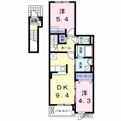 モデッサ司（つかさ） 203【管理NO：1-019096801-02030】 ★家具家電は申し込み後に搬入します★ ★2026年10月下旬入居可能★の物件画像