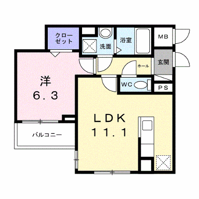 東釘貫丁３丁目アパート 301【管理NO：1-028573502-03010】 ★家具家電は申し込み後に搬入します★ ★2027年02月下旬入居可能★の物件画像