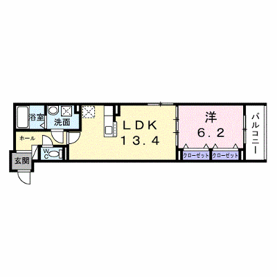東釘貫丁３丁目アパート 303【管理NO：1-028573501-03030】 ★家具家電は申し込み後に搬入します★ ★2027年02月下旬入居可能★の物件画像