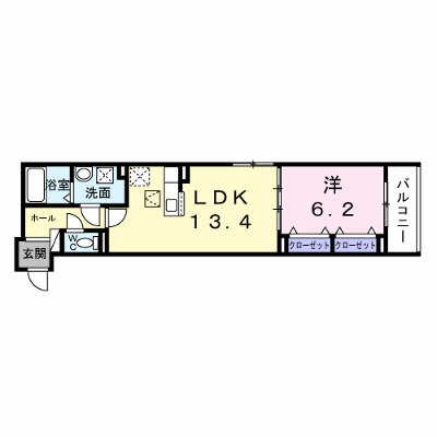 東釘貫丁３丁目アパート 103【管理NO：1-028573501-01030】 ★家具家電は申し込み後に搬入します★ ★2027年02月下旬入居可能★の物件画像