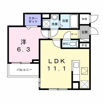 東釘貫丁３丁目アパート 101【管理NO：1-028573501-01010】 ★家具家電は申し込み後に搬入します★ ★2027年02月下旬入居可能★の物件画像
