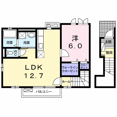 ウージーⅡ 203【管理NO：1-019025701-02030】 ★家具家電は申し込み後に搬入します★ ★2026年11月上旬入居可能★の物件画像