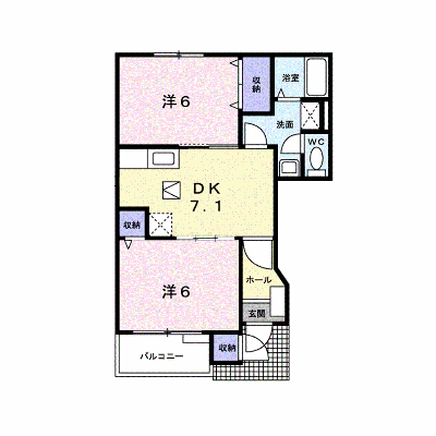 バーシア南梅本Ｂ 102【管理NO：1-011090002-01020】 ★家具家電は申し込み後に搬入します★ ★2026年11月上旬入居可能★の物件画像