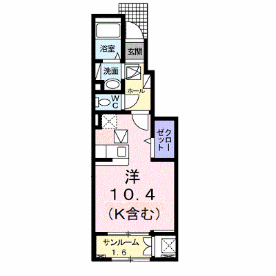 バーミィ・フィオーレ 105【管理NO：1-024648501-01040】 ★家具家電は申し込み後に搬入します★ ★2026年11月上旬入居可能★の物件画像
