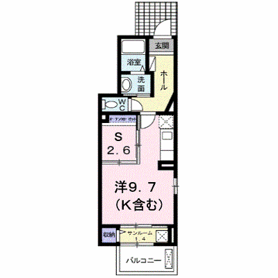 トワーニ 101【管理NO：1-018966001-01010】 ★家具家電は申し込み後に搬入します★の物件画像
