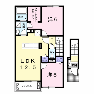ハイマート　ライツⅡ 203【管理NO：1-020884402-02030】 ★家具家電は申し込み後に搬入します★ ★2026年10月中旬入居可能★の物件画像