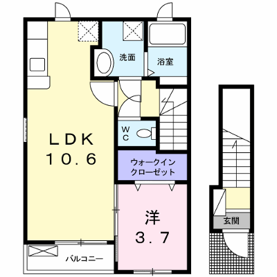 メゾン　宏栄 201【管理NO：1-025194901-02010】 ★家具家電は申し込み後に搬入します★の物件画像
