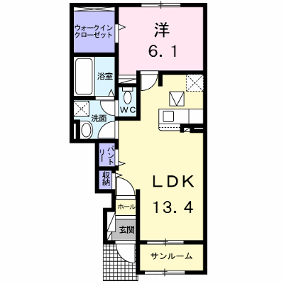 ヴィラ・坂本Ａ 102【管理NO：1-021781801-01020】 ★家具家電は申し込み後に搬入します★ ★2026年10月中旬入居可能★の物件画像