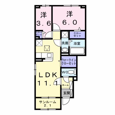 リベルテ 101【管理NO：1-028740701-01010】 ★家具家電は申し込み後に搬入します★ ★2027年02月中旬入居可能★の物件画像