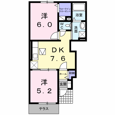 セントラルヤ－ドＡ 102【管理NO：1-015310001-01020】 ★家具家電は申し込み後に搬入します★ ★2026年11月中旬入居可能★の物件画像
