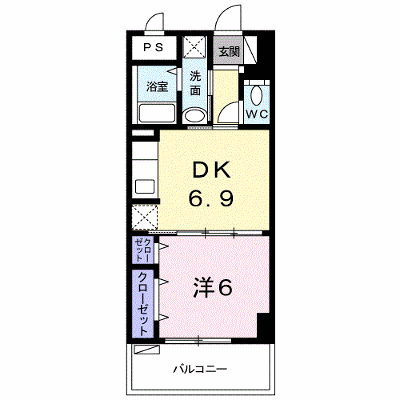 ブローテ　古蔵 503【管理NO：1-023840801-05030】 ★家具家電は申し込み後に搬入します★ ★2026年10月上旬入居可能★の物件画像