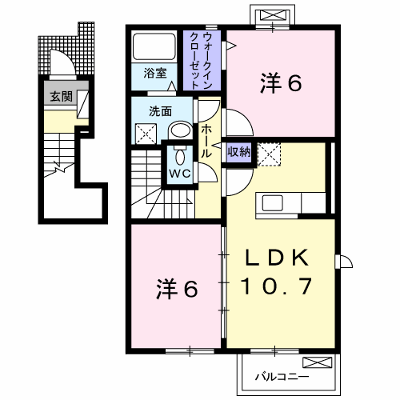 リヴェールＢ 201【管理NO：1-020384902-02010】 ★家具家電は申し込み後に搬入します★ ★2026年10月中旬入居可能★の物件画像
