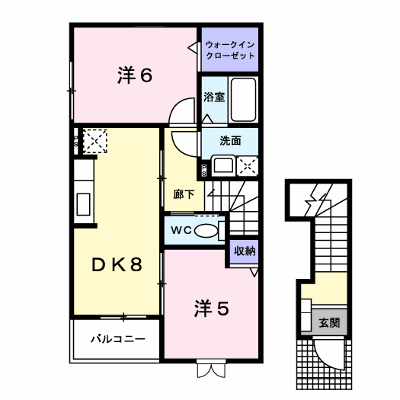 マノワール 201【管理NO：1-015879301-02010】 ★家具家電は申し込み後に搬入します★ ★2026年10月下旬入居可能★の物件画像
