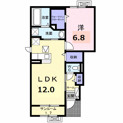 ドミール武生 101【管理NO：1-026602301-01010】 ★家具家電は申し込み後に搬入します★ ★2026年10月上旬入居可能★の物件画像