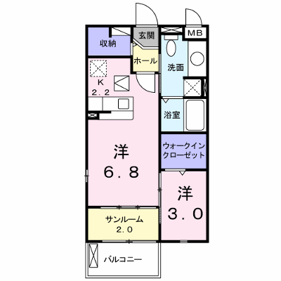 ウエストヒルパーシモン 104【管理NO：1-019129001-01040】 ★家具家電は申し込み後に搬入します★ ★2026年10月下旬入居可能★の物件画像